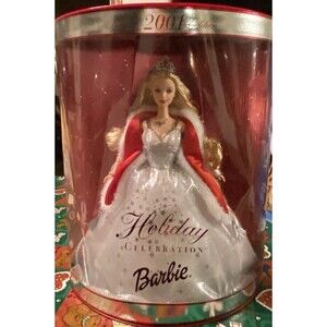 Holiday Celebration Barbie Mattel Doll 2001 Special Editions #50304 NIB